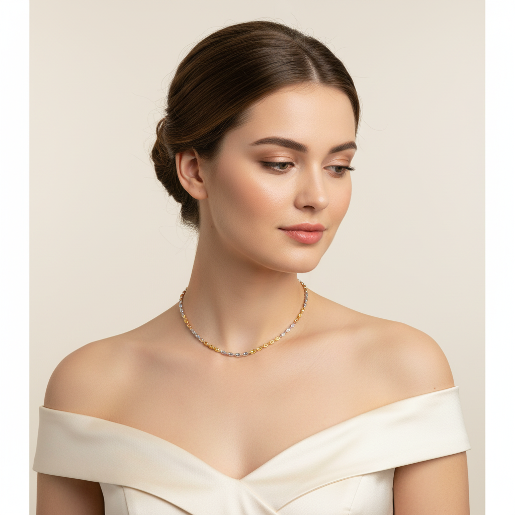 40cm Tri-Color - Cream Background