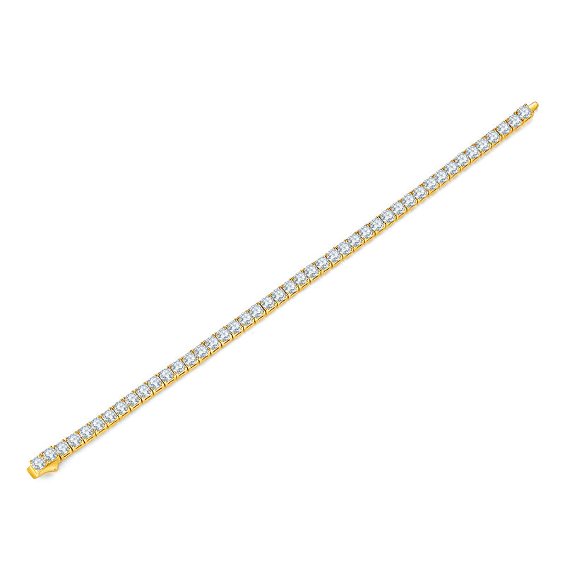 TAAZLUXE™ Tennis Bracelet with Moissanites - 18K Gold Vermeil