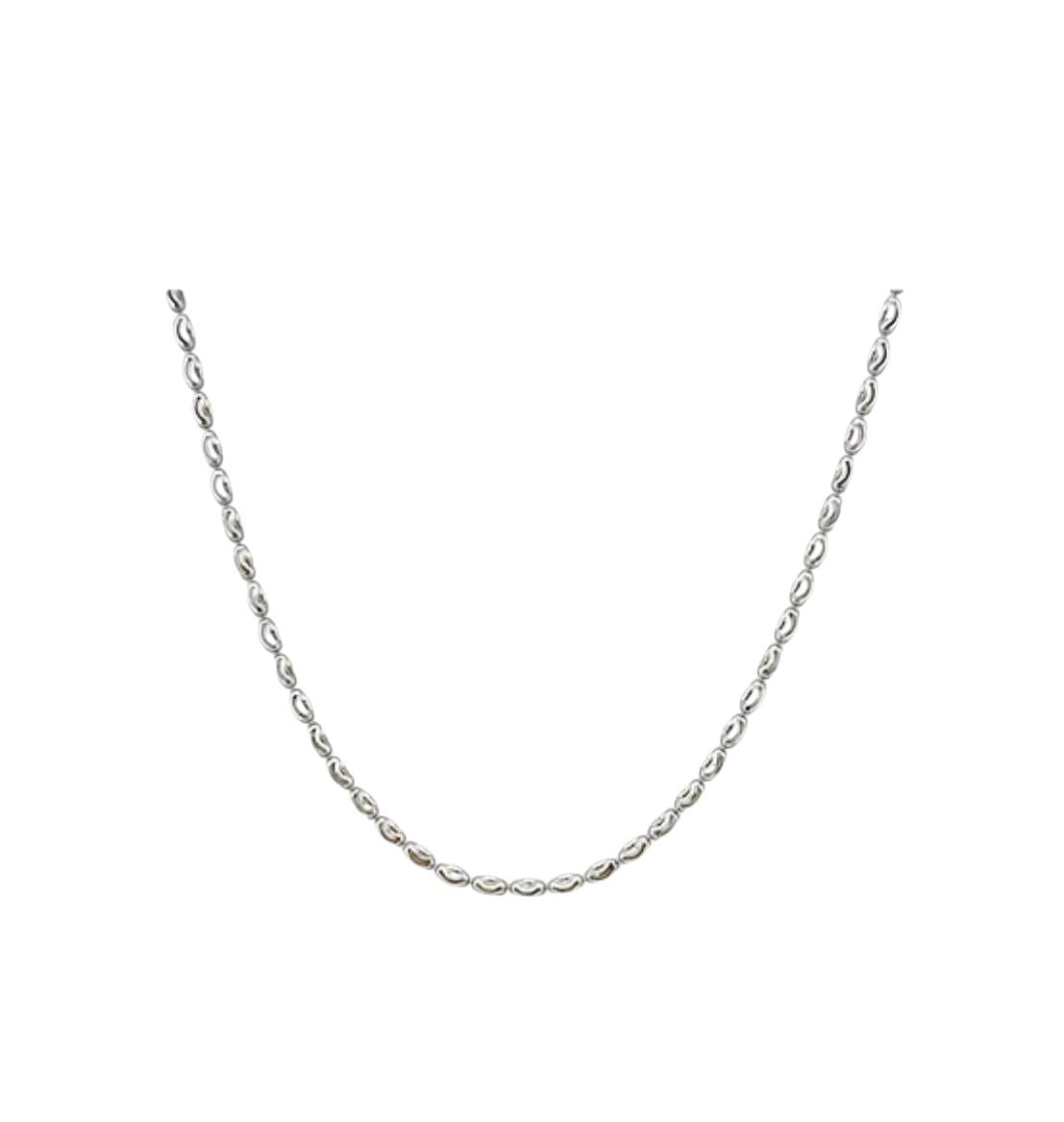 S925 Silver Chain, 40cm | 18K White Gold Vermeil