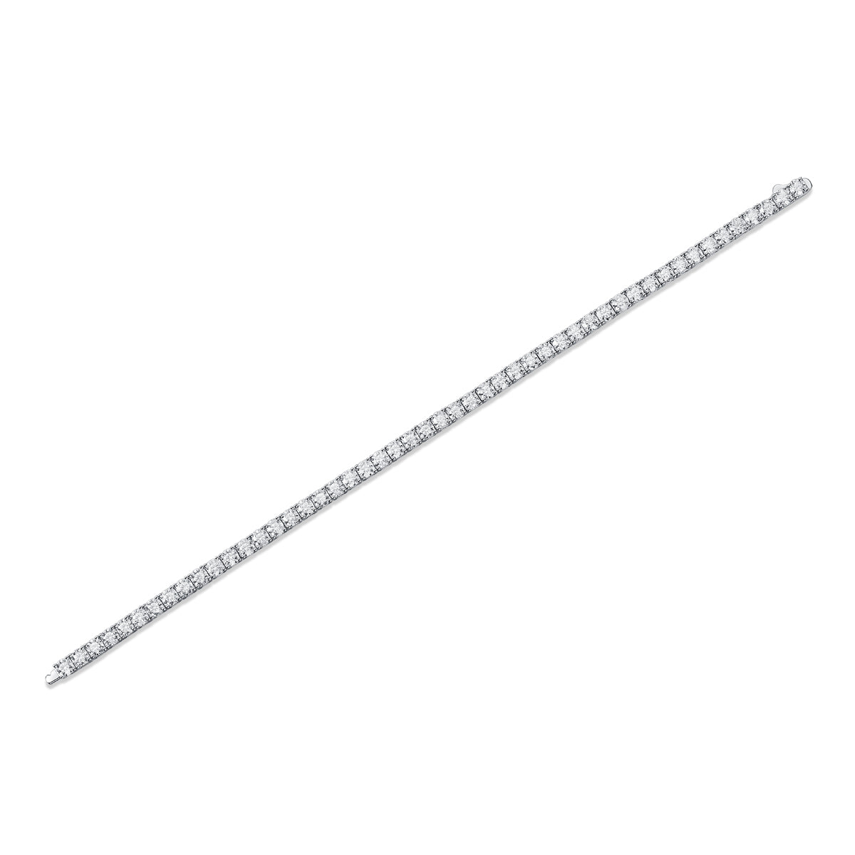 TAAZLUXE™ Moissanite Tennis Bracelet - 18K White Gold Vermeil