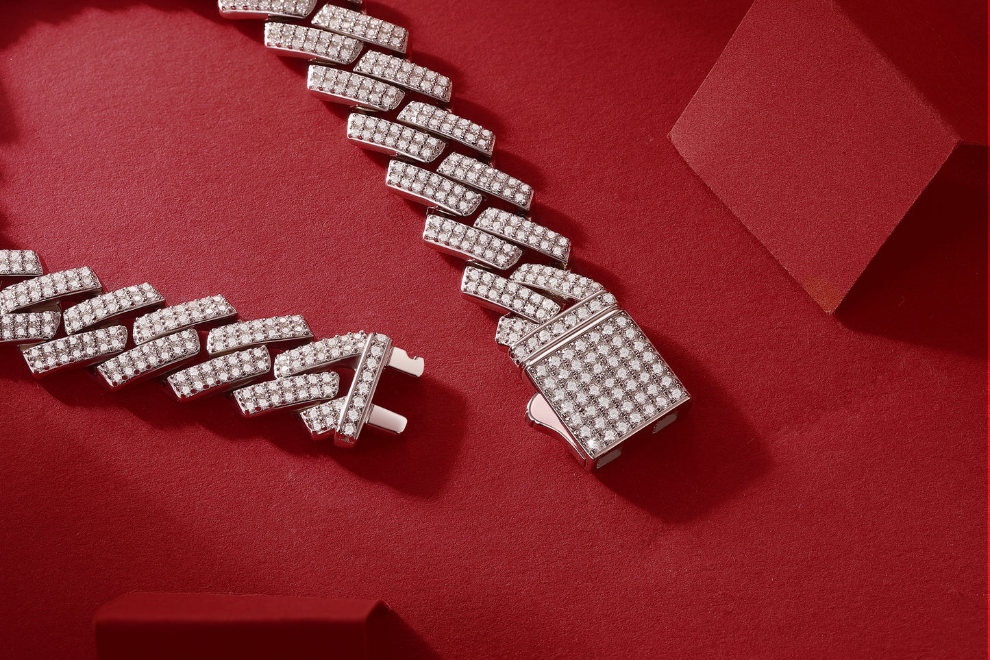 TAAZLUXE™ Moissanite Cuban Chain Bracelet