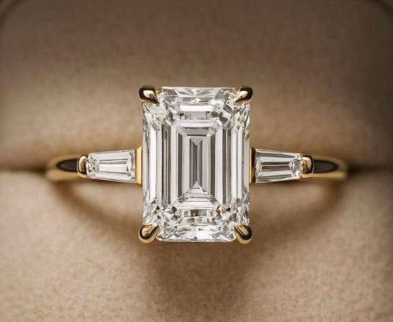 Emerald Ring | 14K | 18K | Platinum
