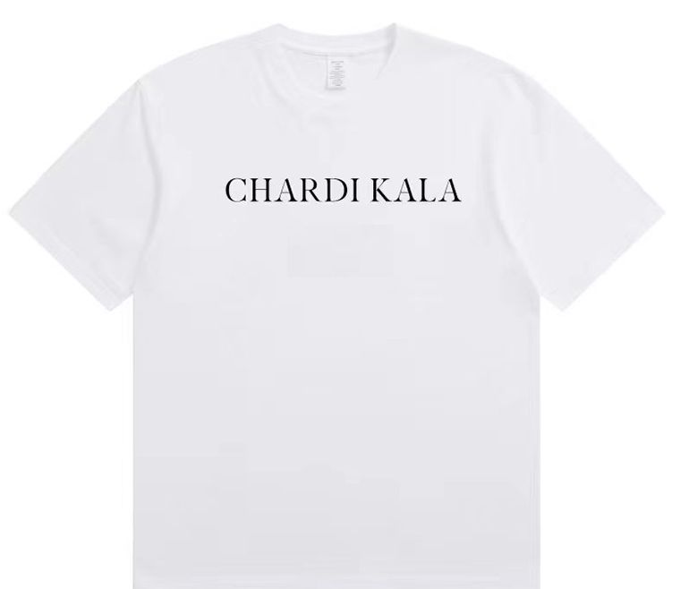 Chardi Kala - High Spirits T-shirt | White