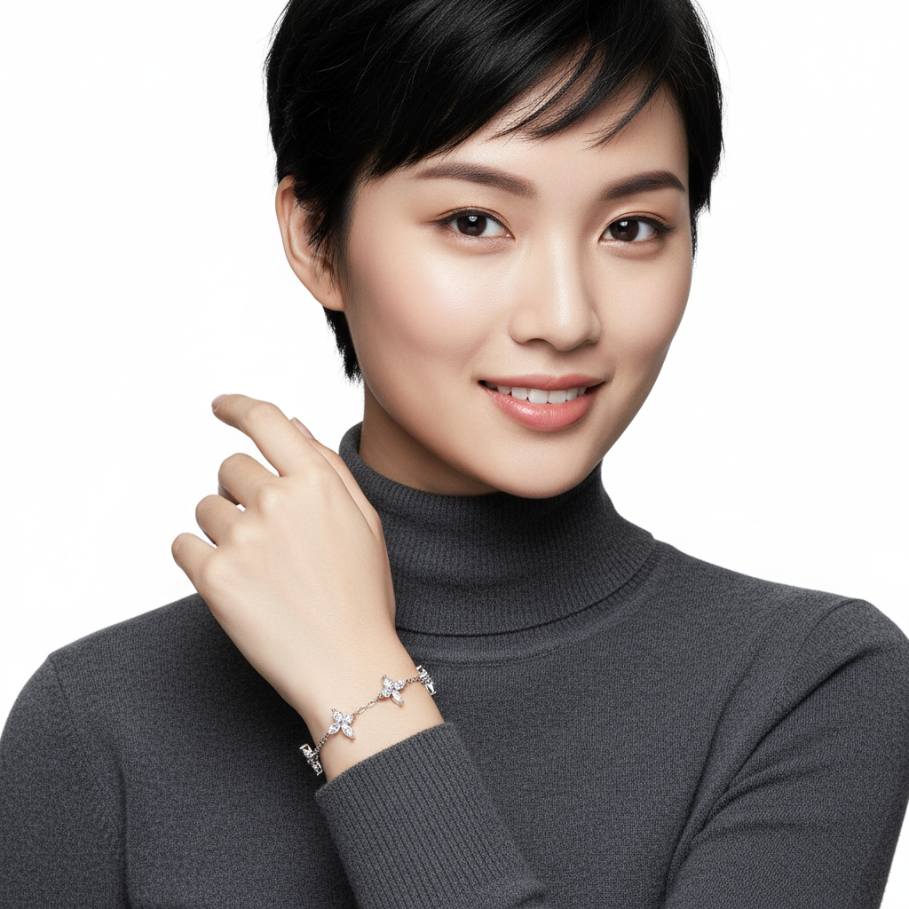 Butterfly CZ Bracelet - Model 5
