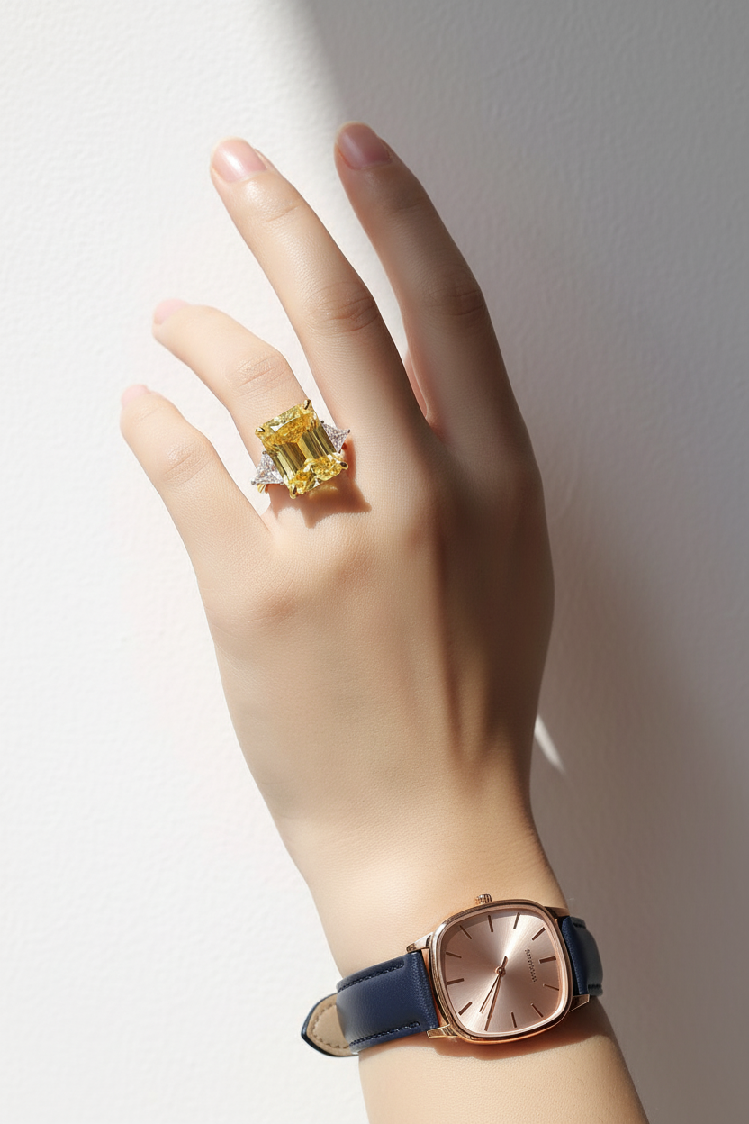 High-Style Yellow - Designer Watch