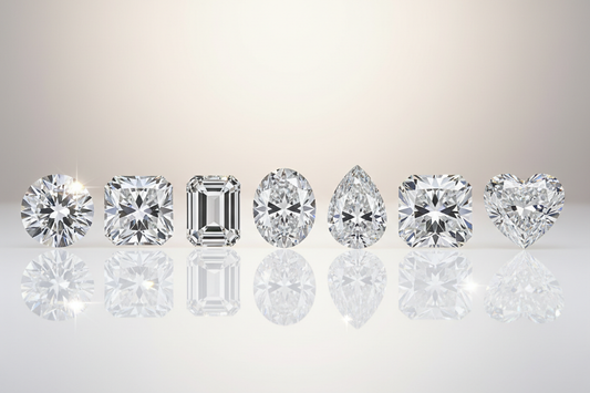 What are the different shapes of diamonds?
