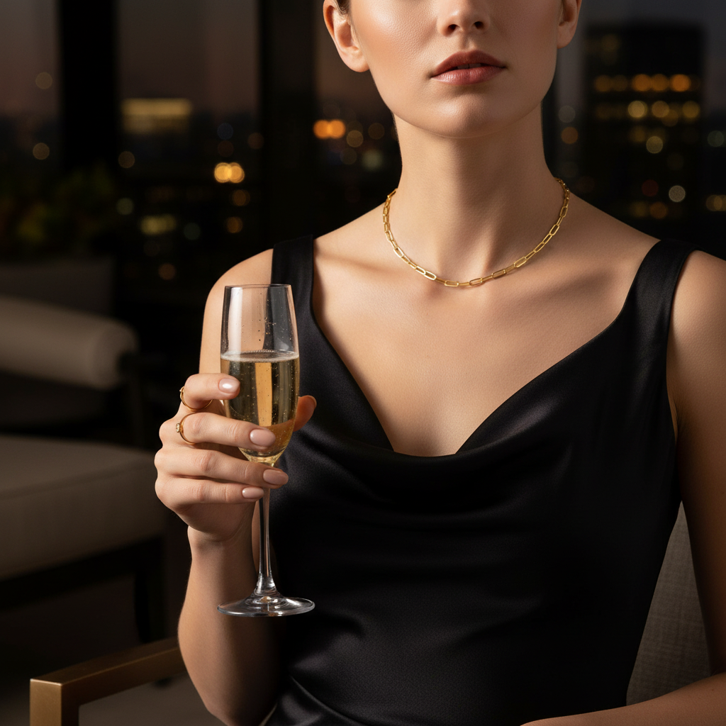 40cm Yellow Gold - Champagne