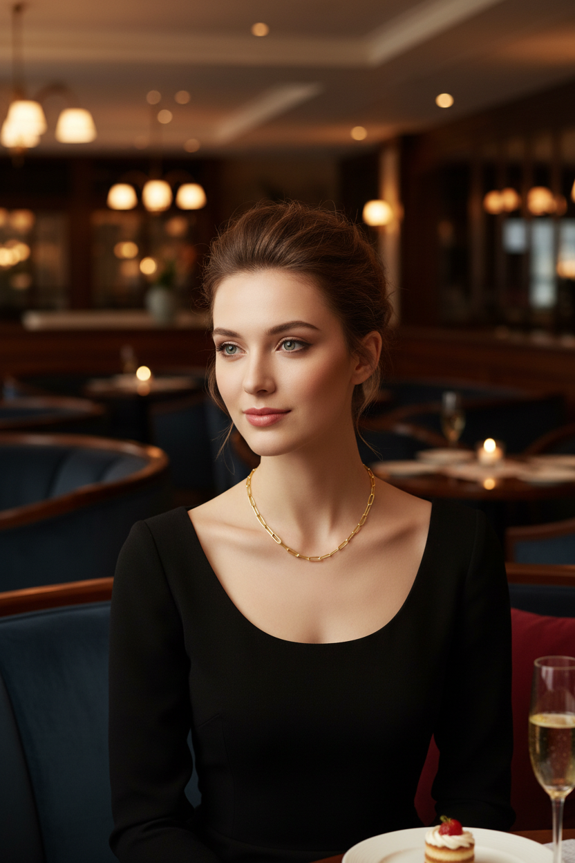 40cm Yellow Gold - Restaurant