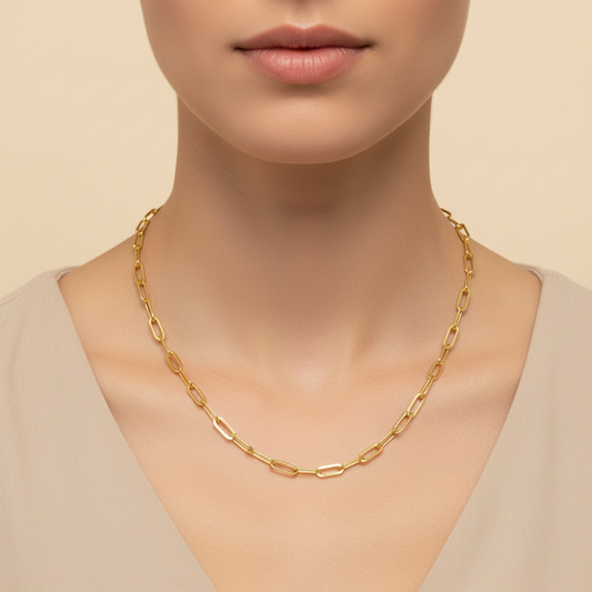 50cm Yellow Gold - Cream Background