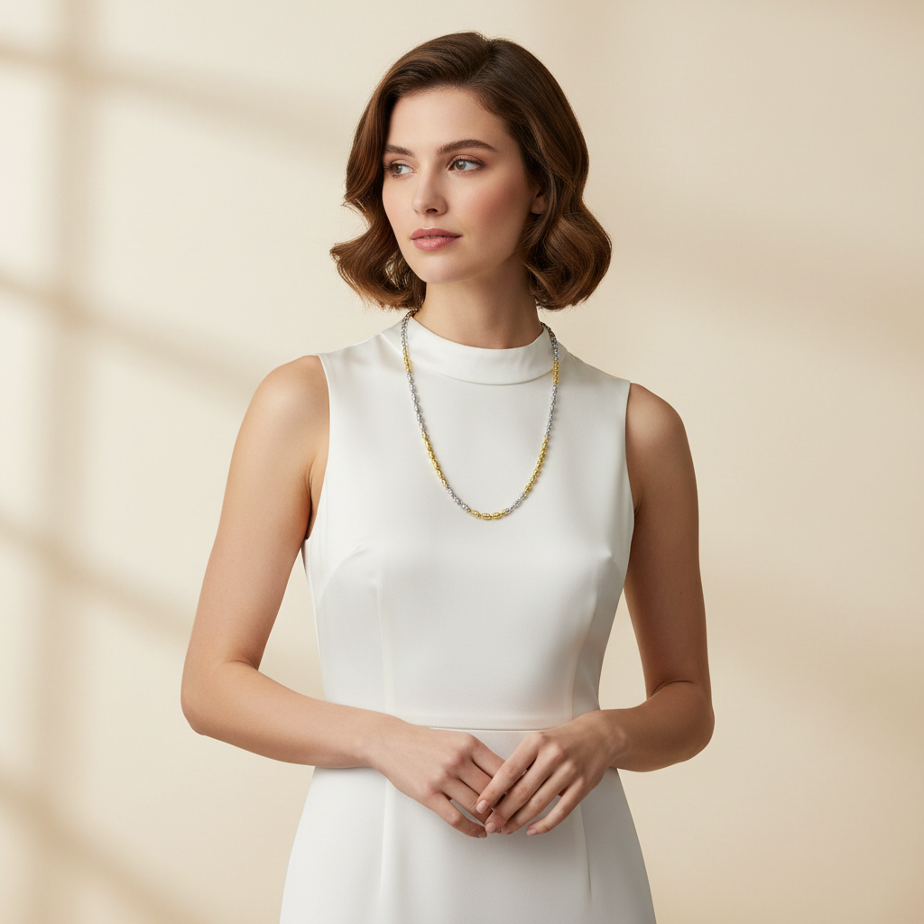 60cm Two-Tone - Cream Background