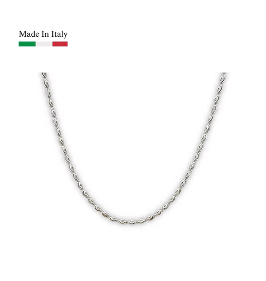 S925 Silver Chain, 60cm | 18KW Gold Vermeil