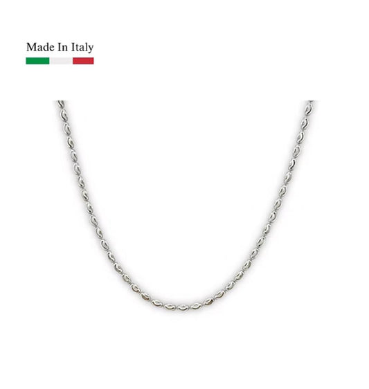 S925 Silver Chain, 50cm | 18KW Gold Vermeil