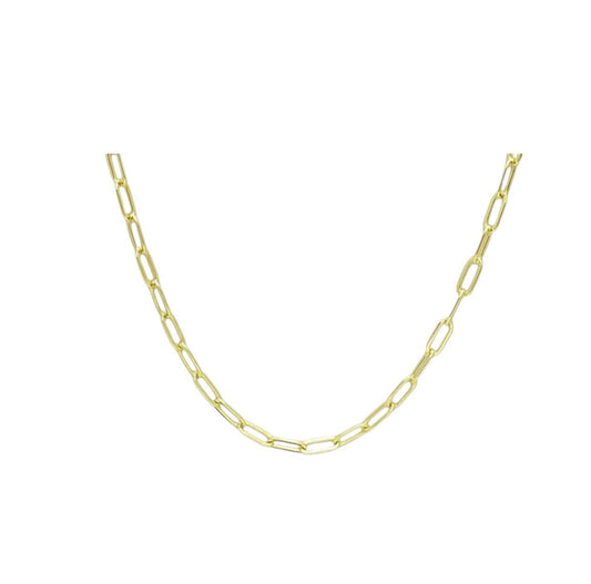 S925 Silver Chain, 40cm | 18K White Gold Vermeil