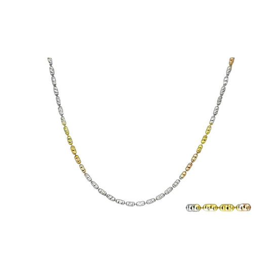 S925 Silver Chain, 60cm | 18K White Gold Vermeil