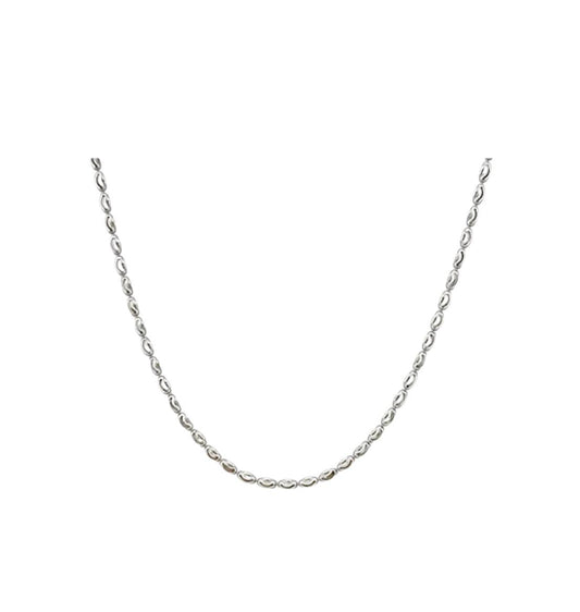S925 Silver Chain, 40cm | 18K White Gold Vermeil