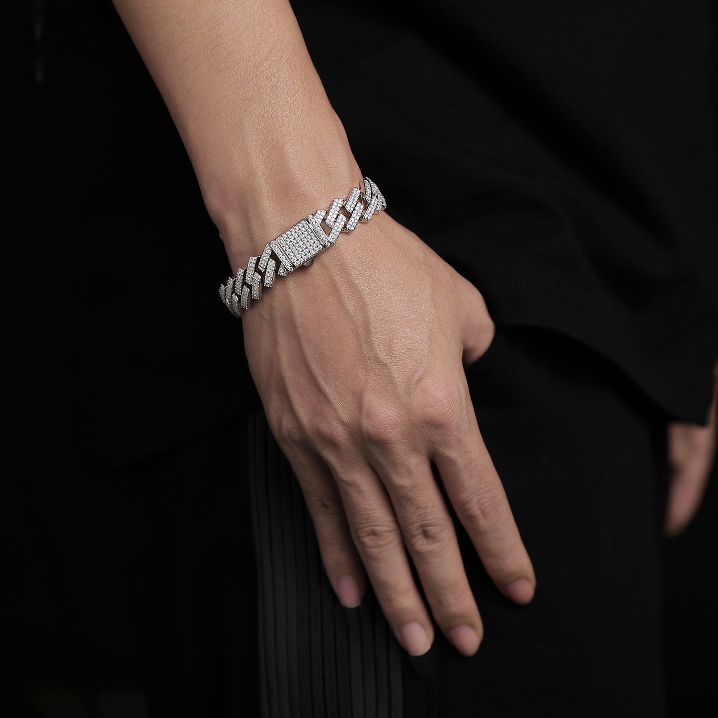 MAJESTIC HERITAGE  Moissanite Cuban Chain Bracelet TAAZLUXE™