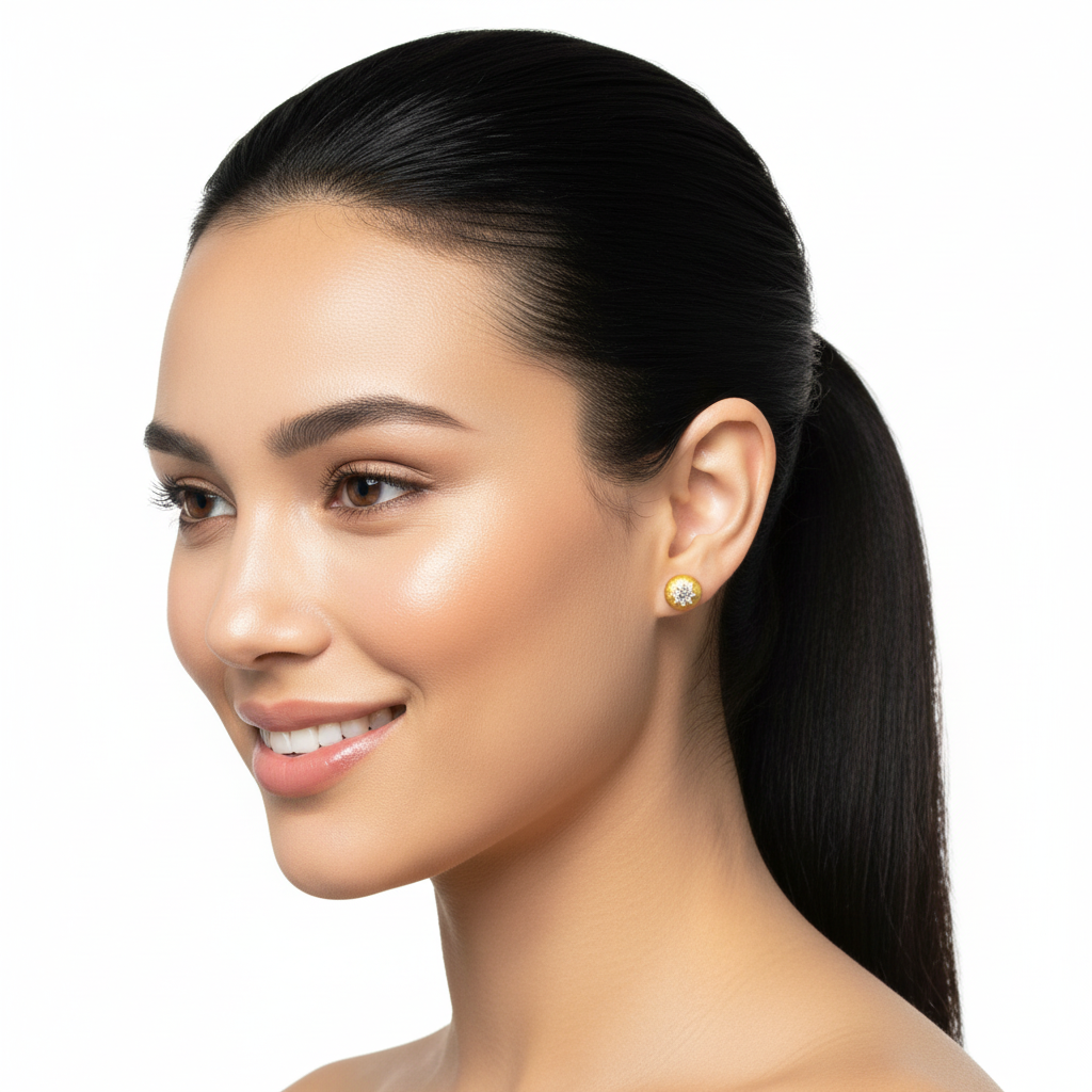 Dome Studs 18KY - Model 1