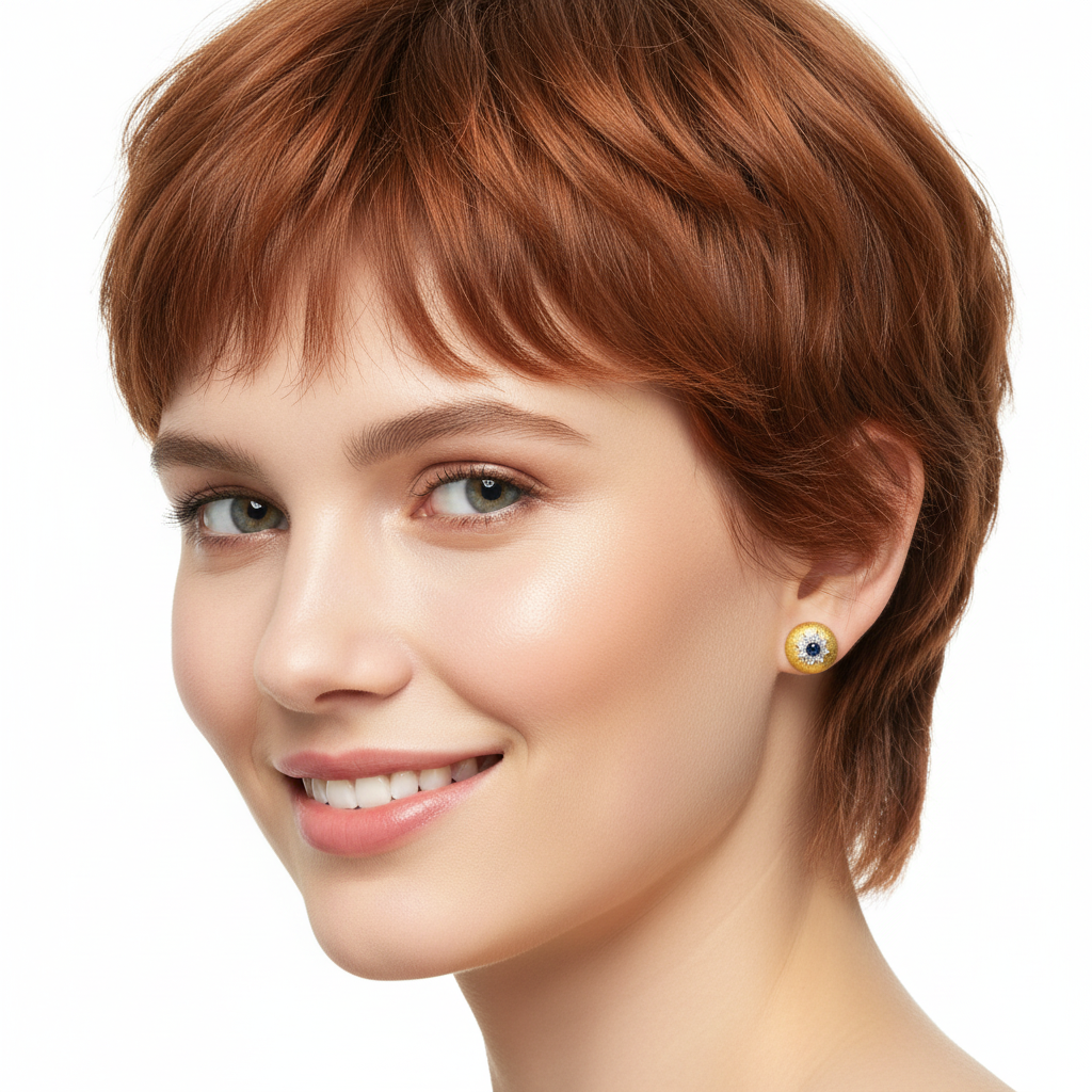 Dome Studs 18KY - Model 1