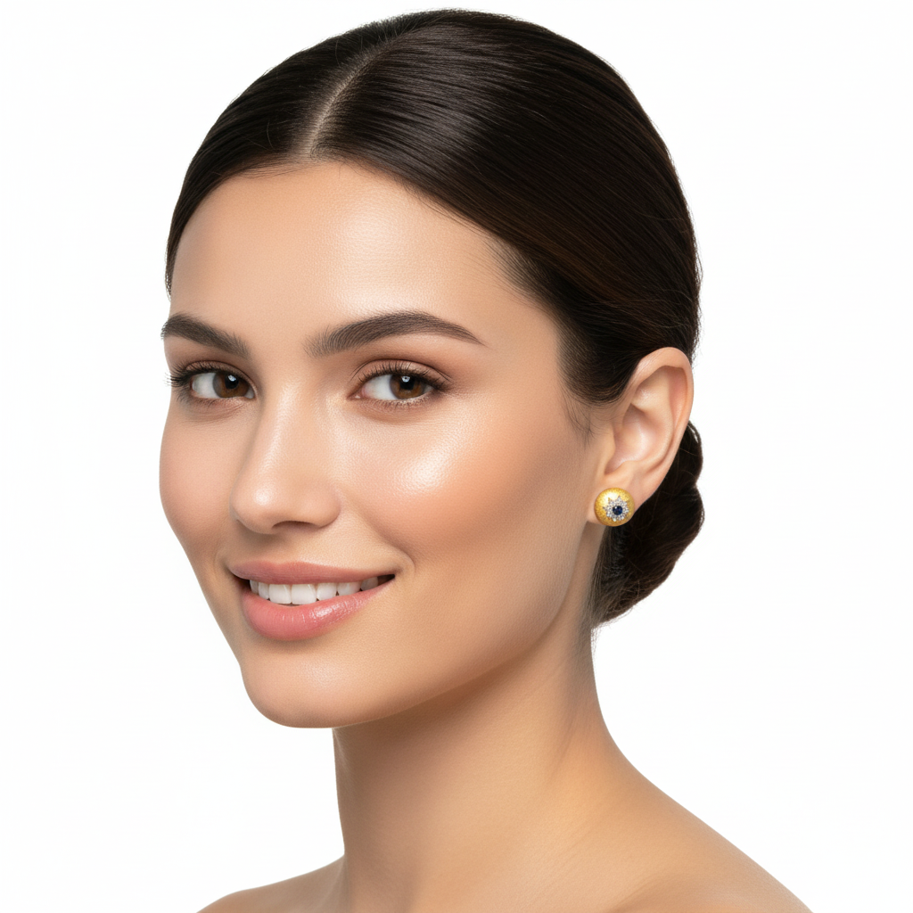 Dome Studs 18KY - Model 2