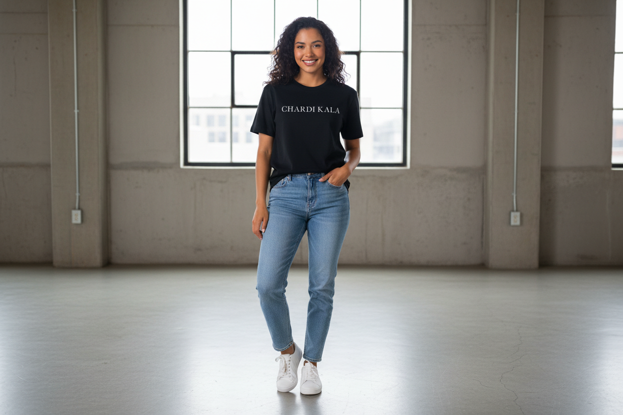 Female Model - CHARDI KALA T-shirt