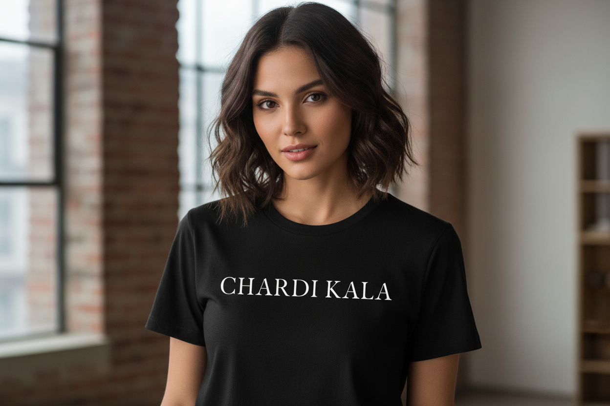 Female Model Close-up - CHARDI KALA T-shirt