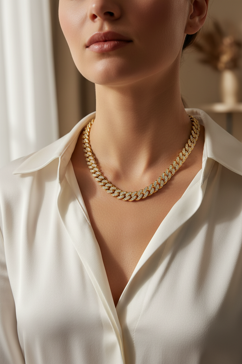 Female Model in White Blouse - 8mm/60cm