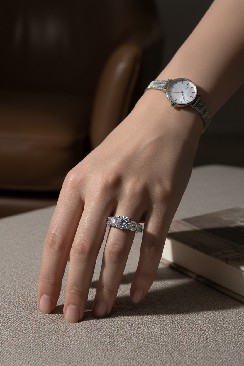 Five-Stone Anniversary Ring - With Watch