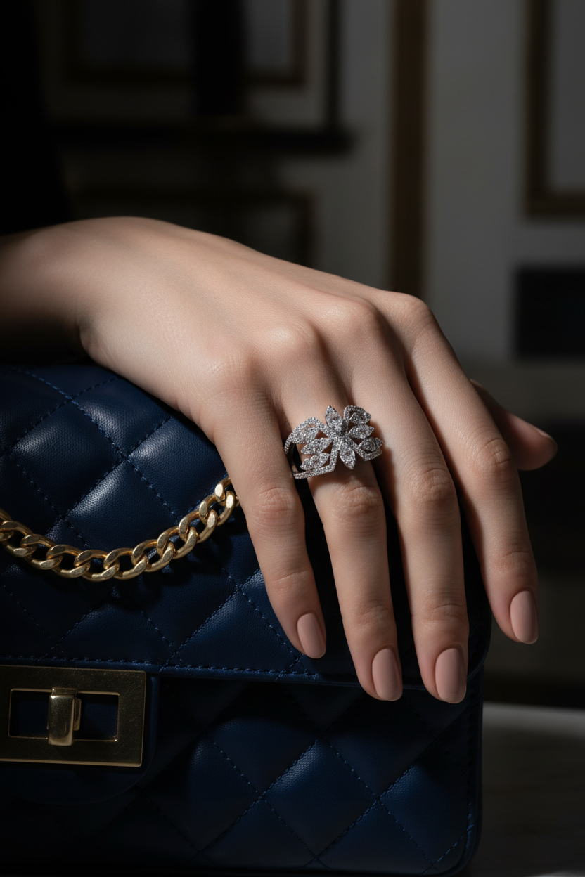 Flower Cocktail - Luxury Handbag