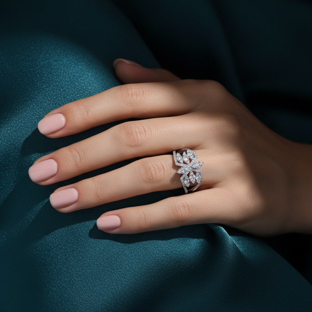 Flower Cocktail - Velvet/Silk