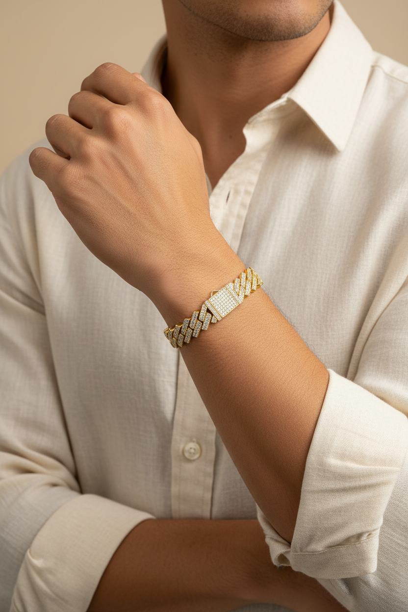 Gold Baguette - Beige