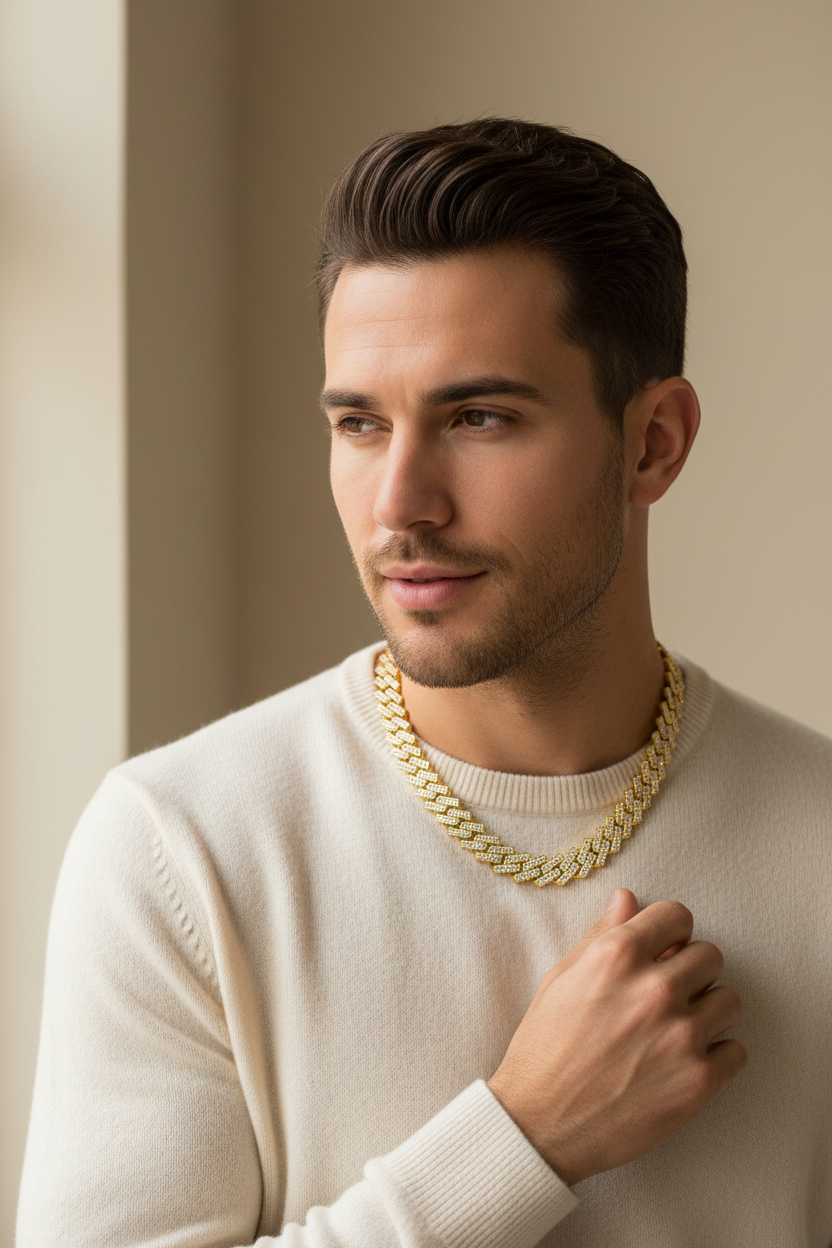 Gold Chain - 45cm Beige