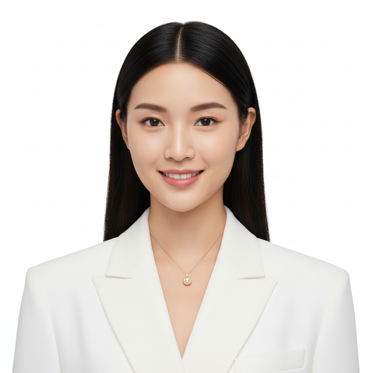 Golden Pearl Champagne CZ - Model 1