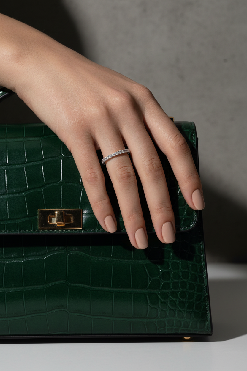 High-End Extremely Thin Silver - Luxury Handbag