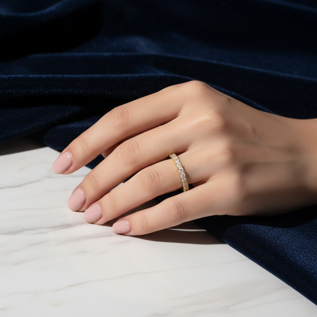 High Fashion Slim Gold - Marble Surface