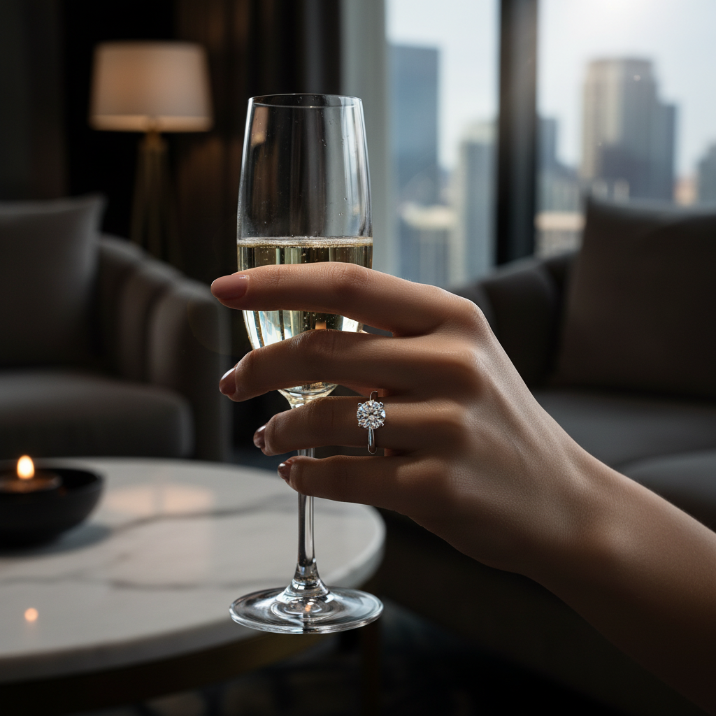 High Fashion Solitaire - Champagne