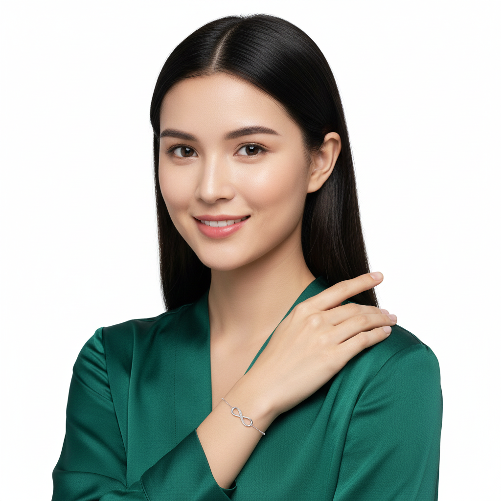 Infinity CZ Bracelet Smaller - Model 1