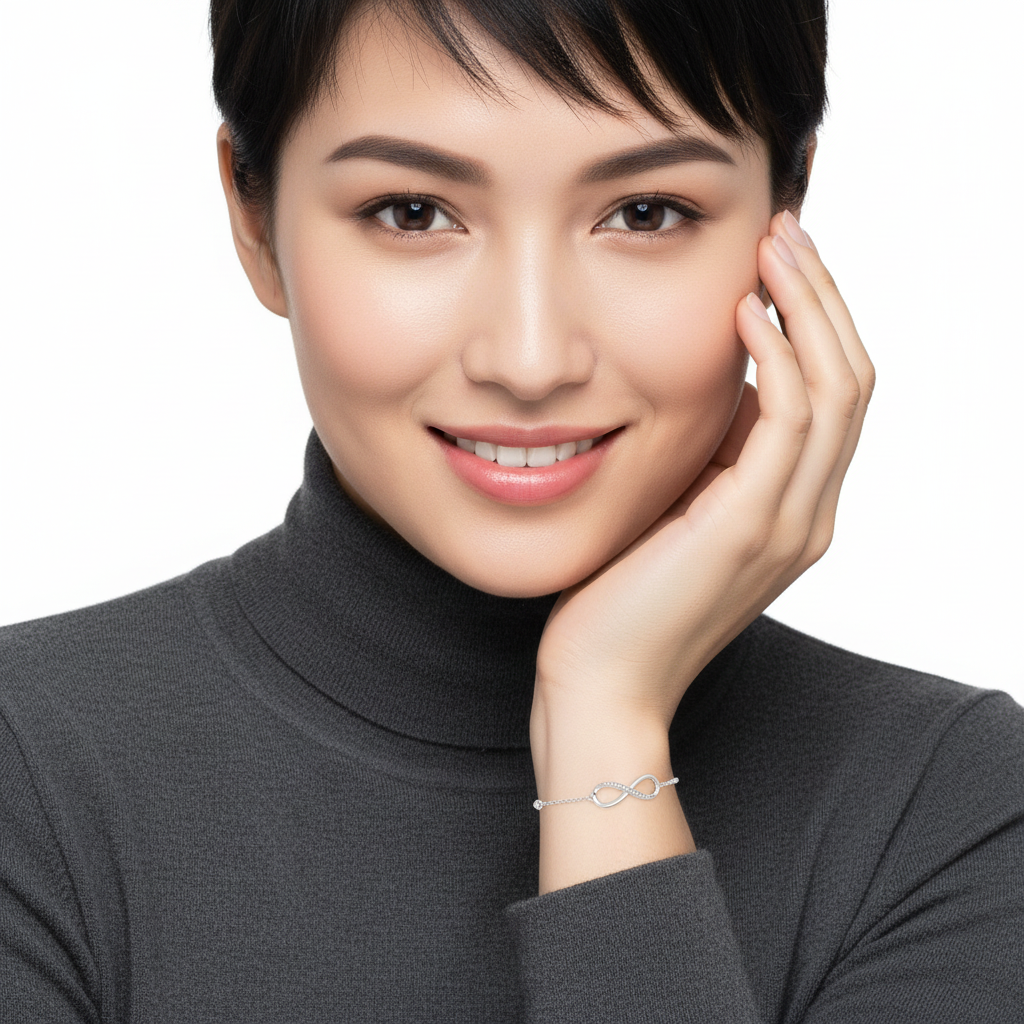 Infinity CZ Bracelet Smaller - Model 5