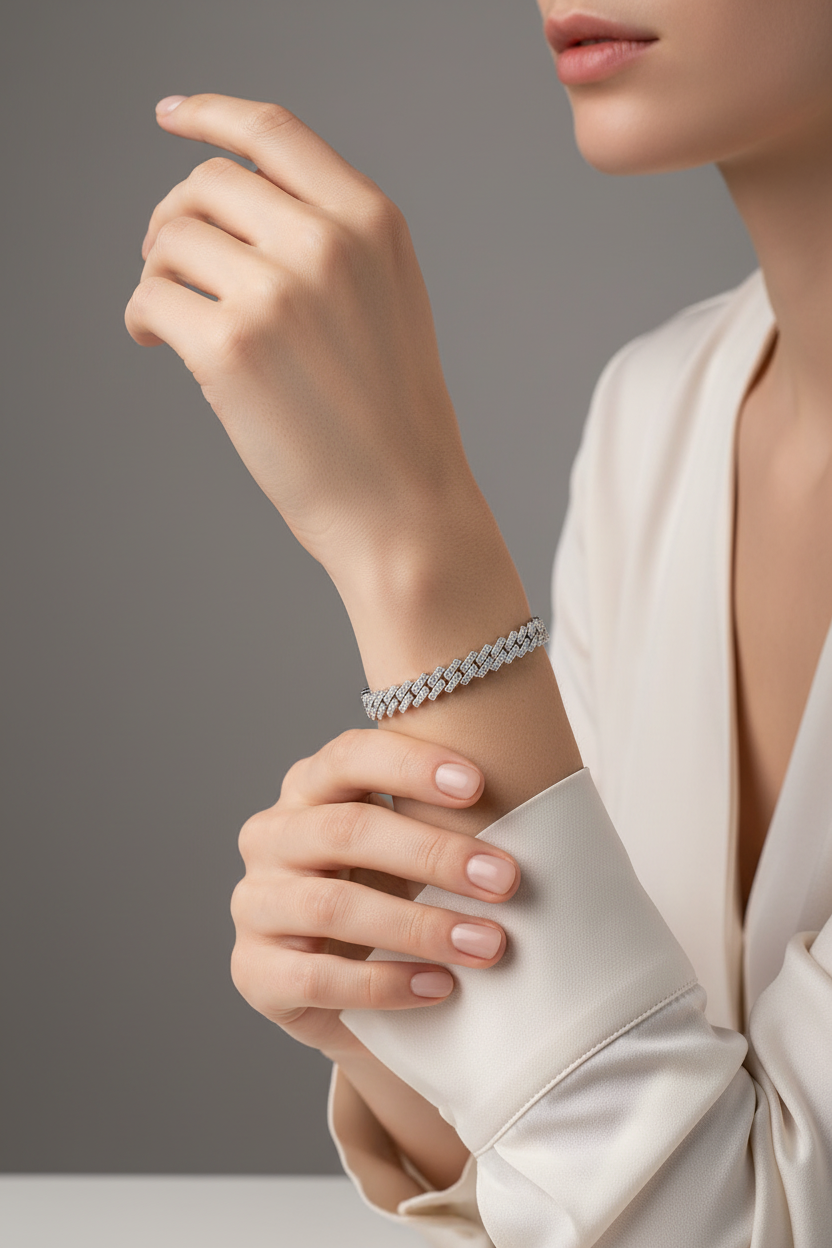 Ladies Thin Baguette - Grey