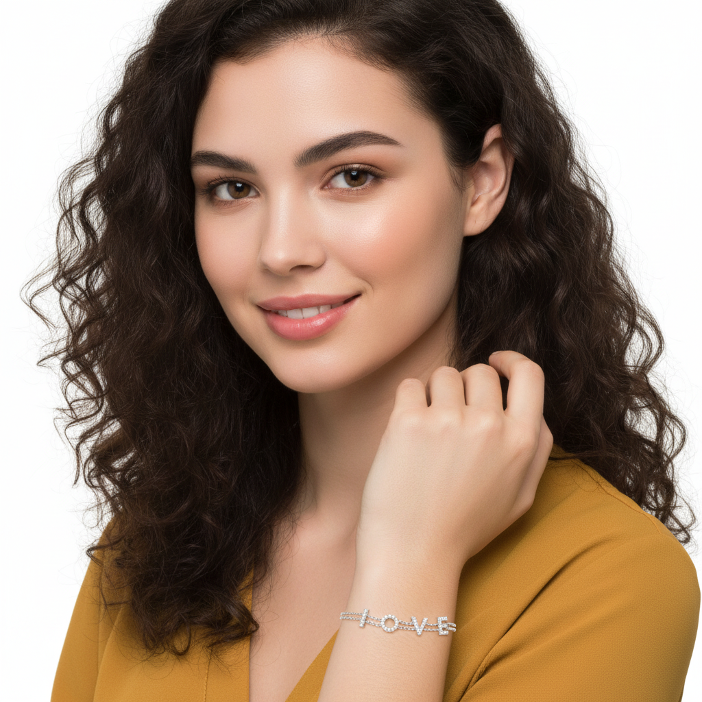 LOVE CZ Bracelet - Model 4