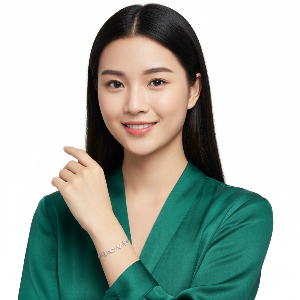 LOVE CZ Bracelet Smaller - Model 1