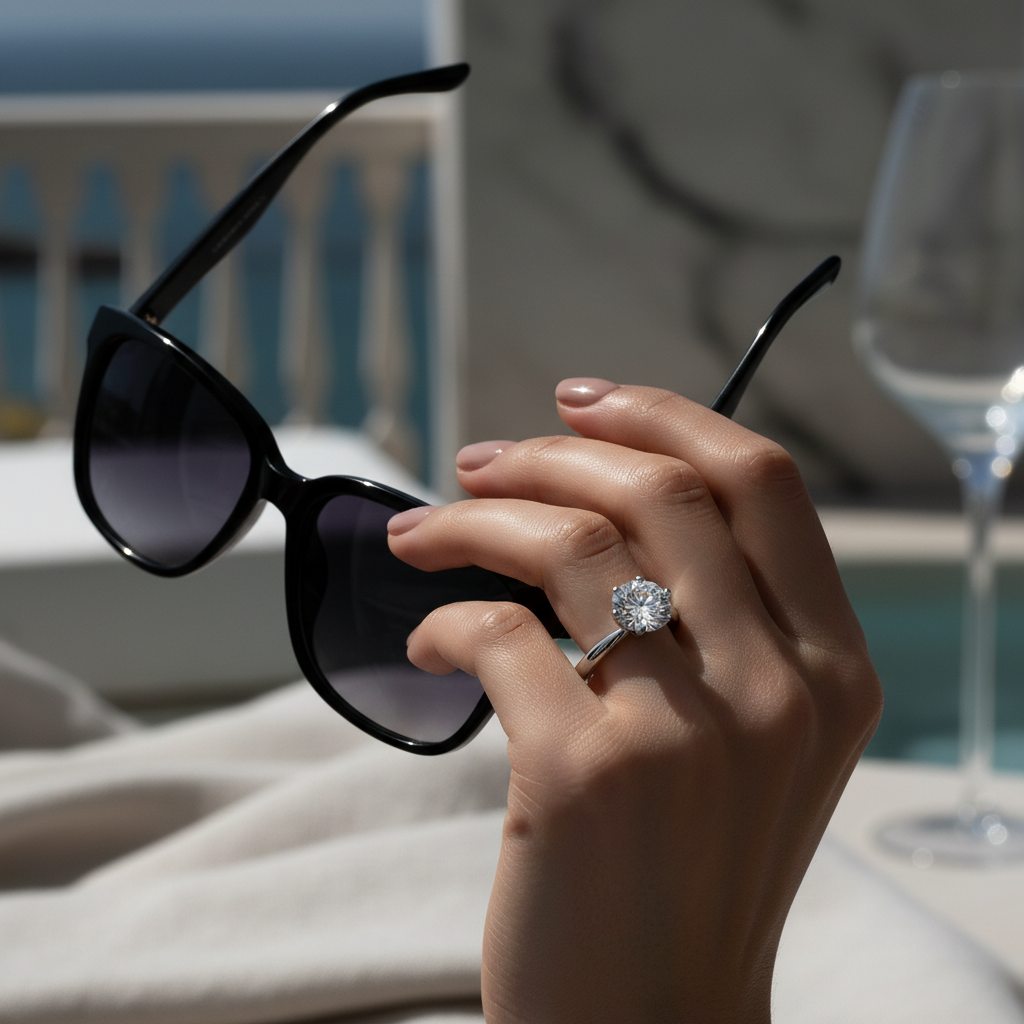 Luxury Solitaire - Designer Sunglasses