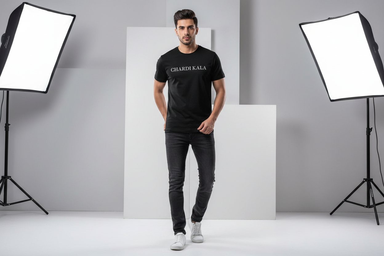 Male Model - CHARDI KALA T-shirt