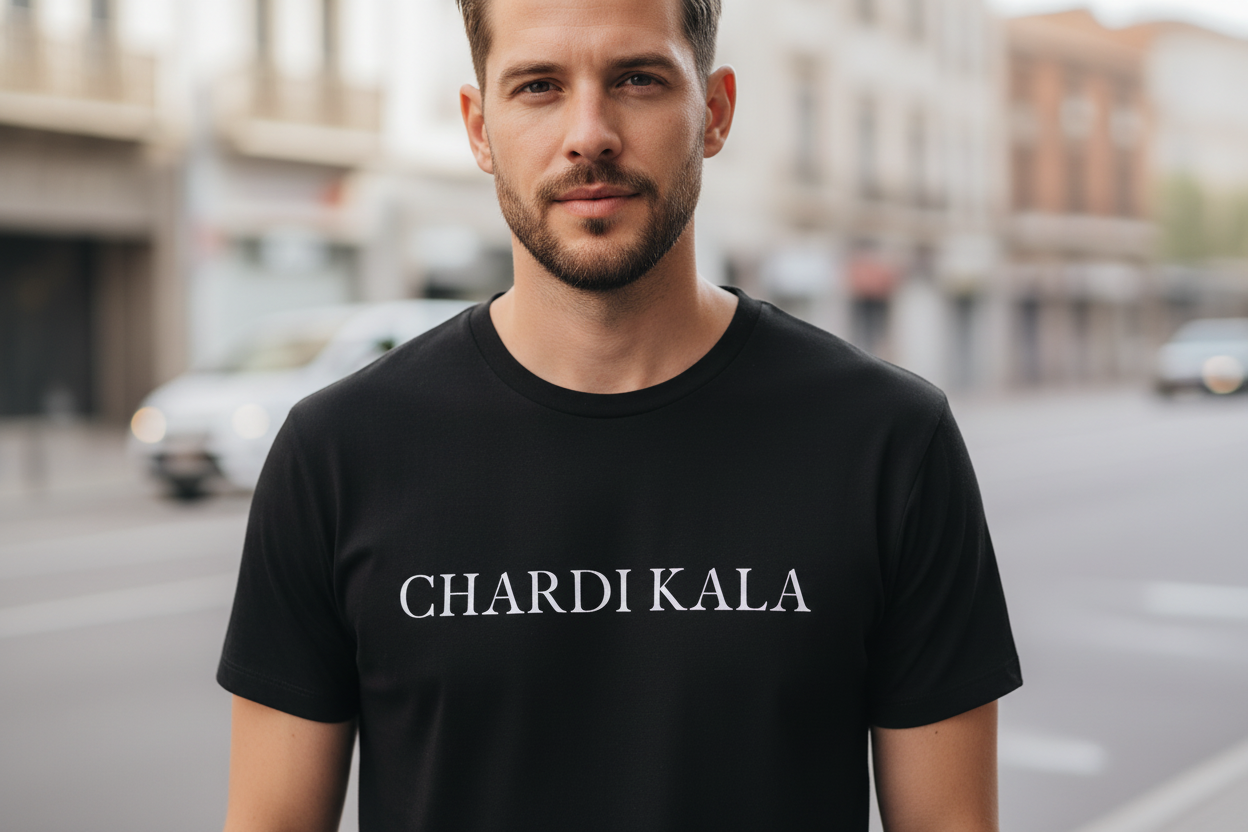 Male Model Close-up - CHARDI KALA T-shirt