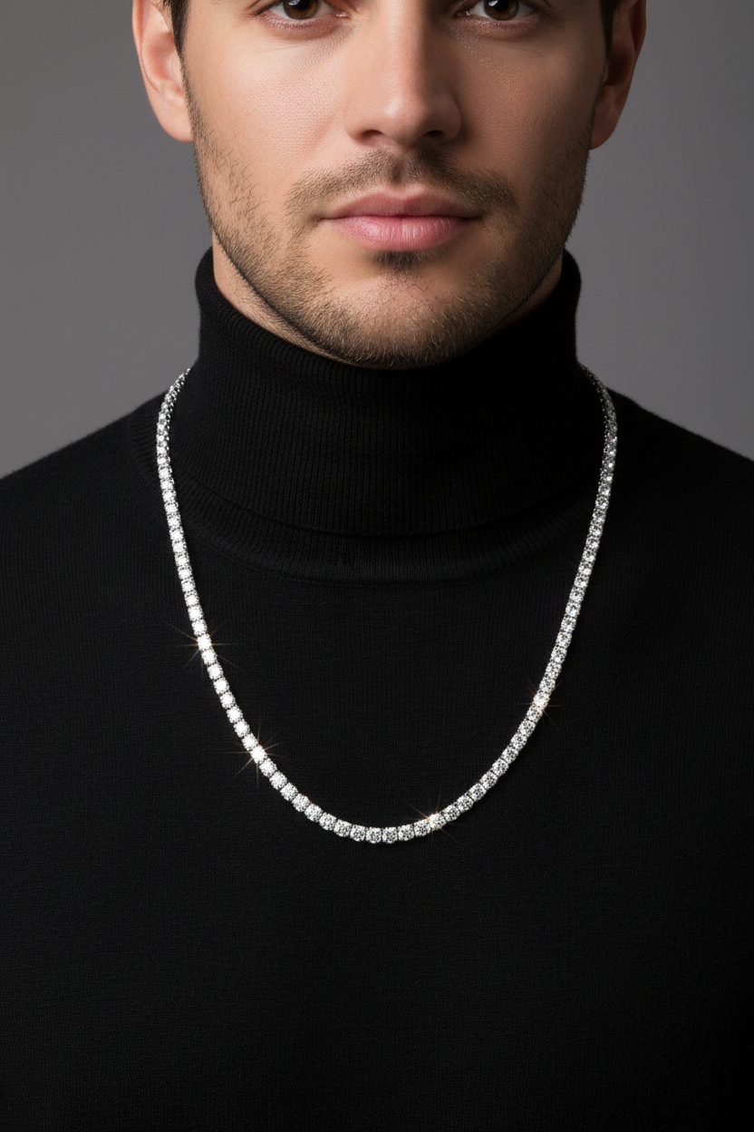 Male Model in Black Turtleneck - 60cm
