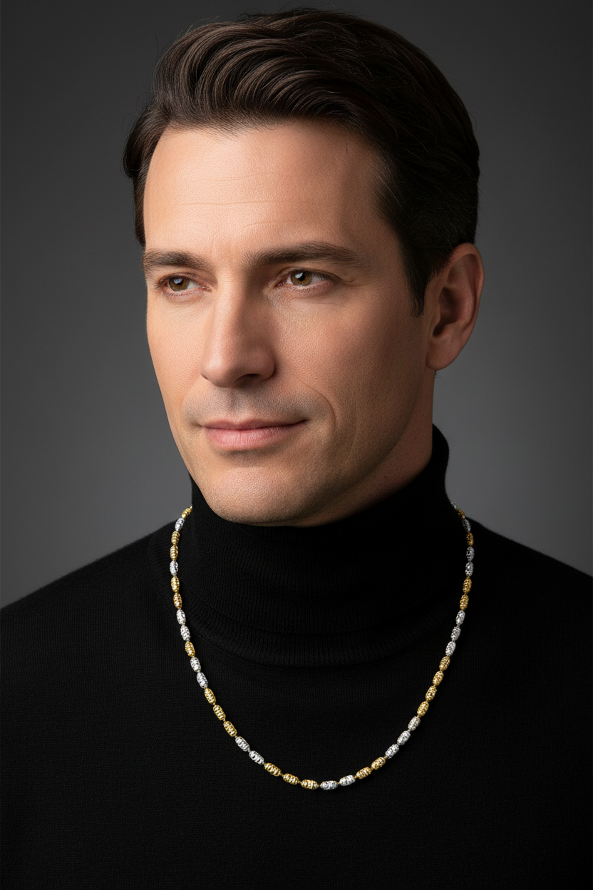 Male Model in Black Turtleneck - 60cm