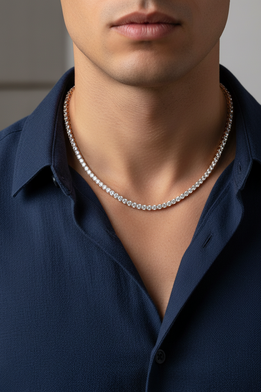 Male Model in Navy Shirt - 5mm/55cm