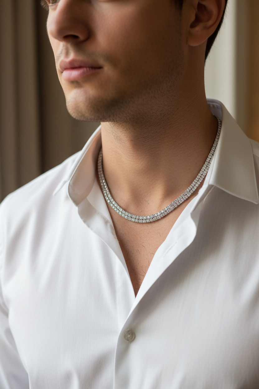 Male Model in White Shirt - 4mm/45cm