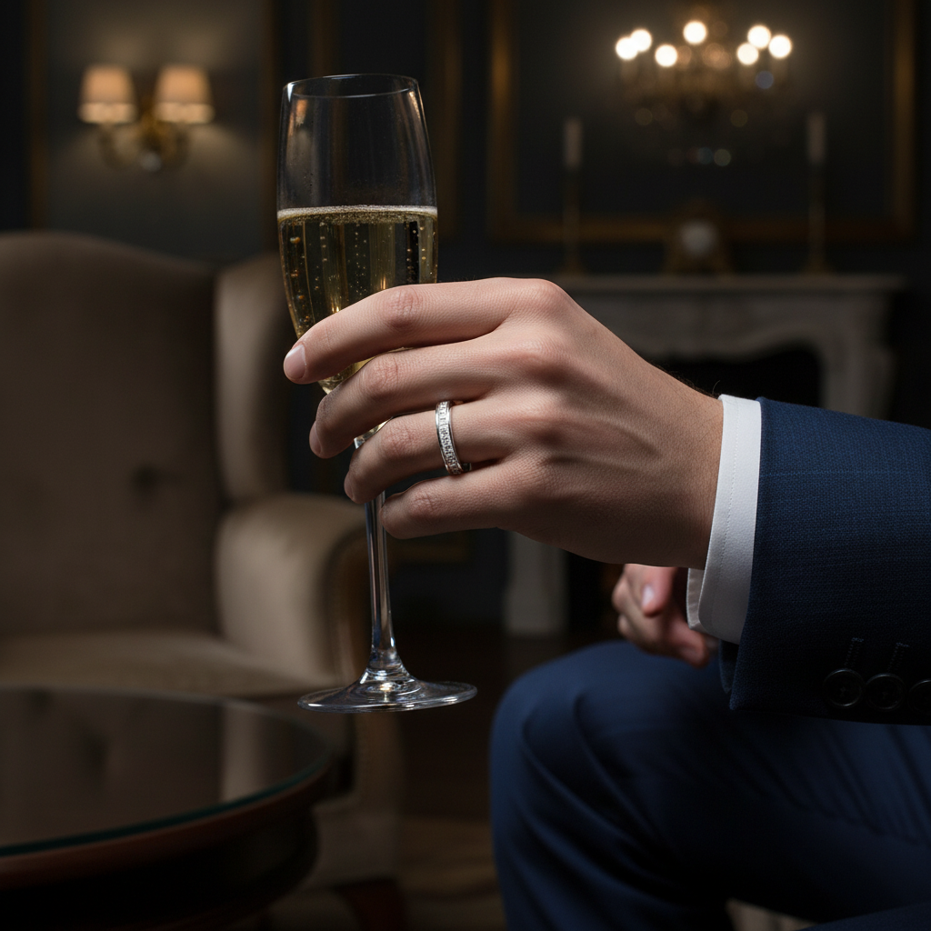 Men's Luxury Baguette - Champagne