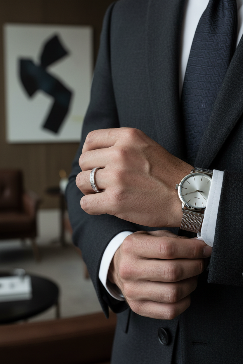 Men's Luxury Baguette - Designer Suit