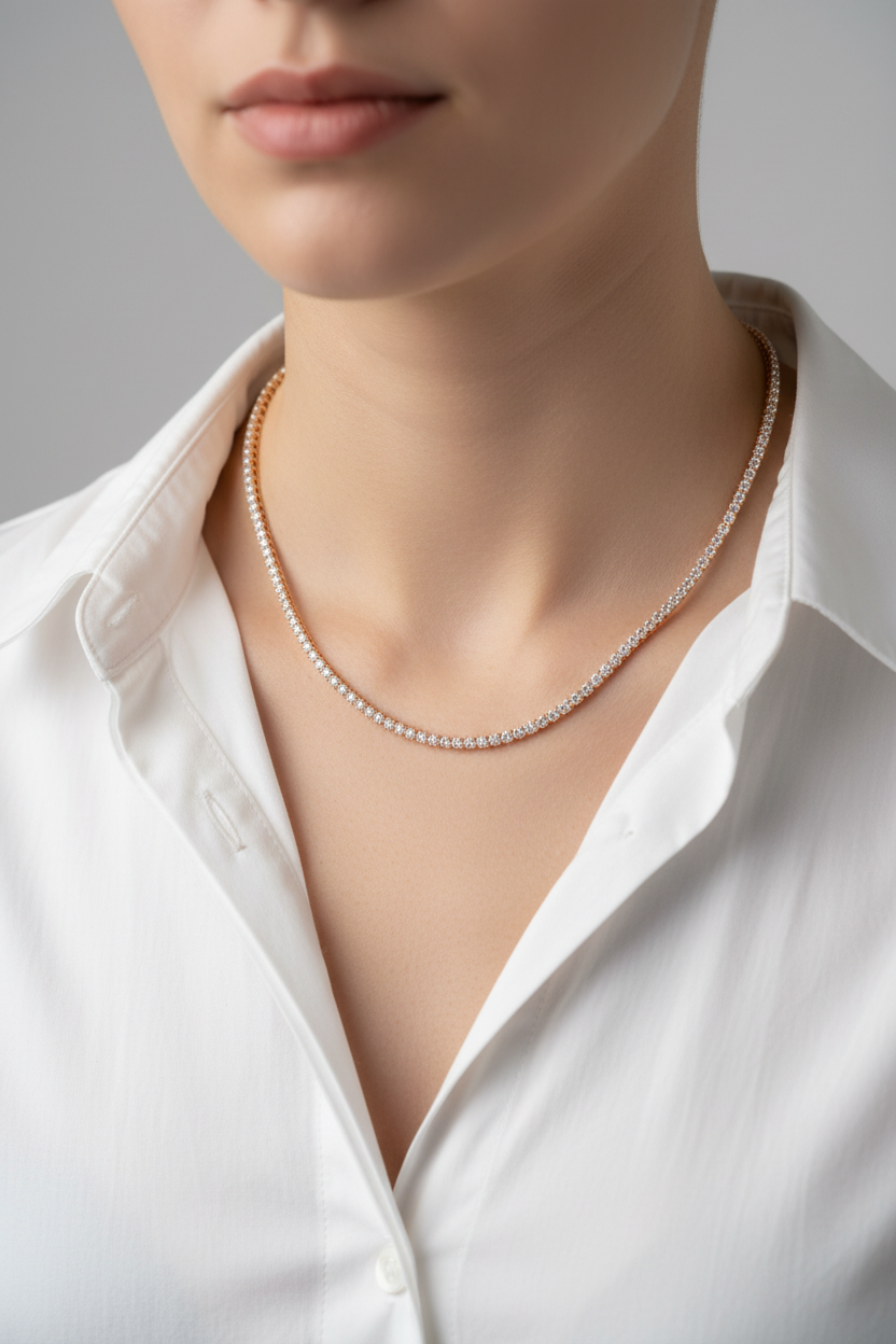 Model in White Shirt - 4mm/55cm